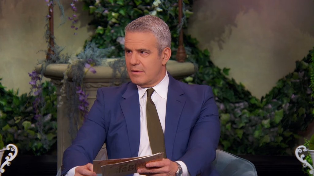 Andy Cohen at the Married to Medicine Season 11 reunion