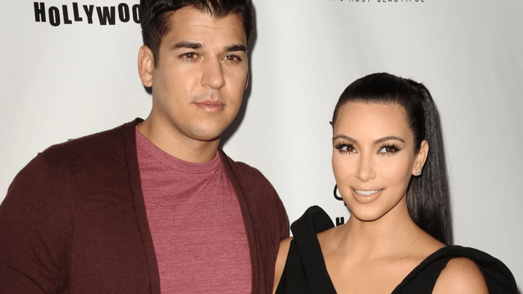 Rob Kardashian and Kim Kardashian