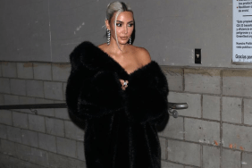 Kim Kardashian arriving at the Homeboy Industries Gala